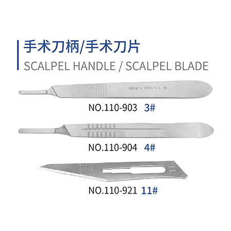 Scalpel handle Scalpel blade, Dental Instrument